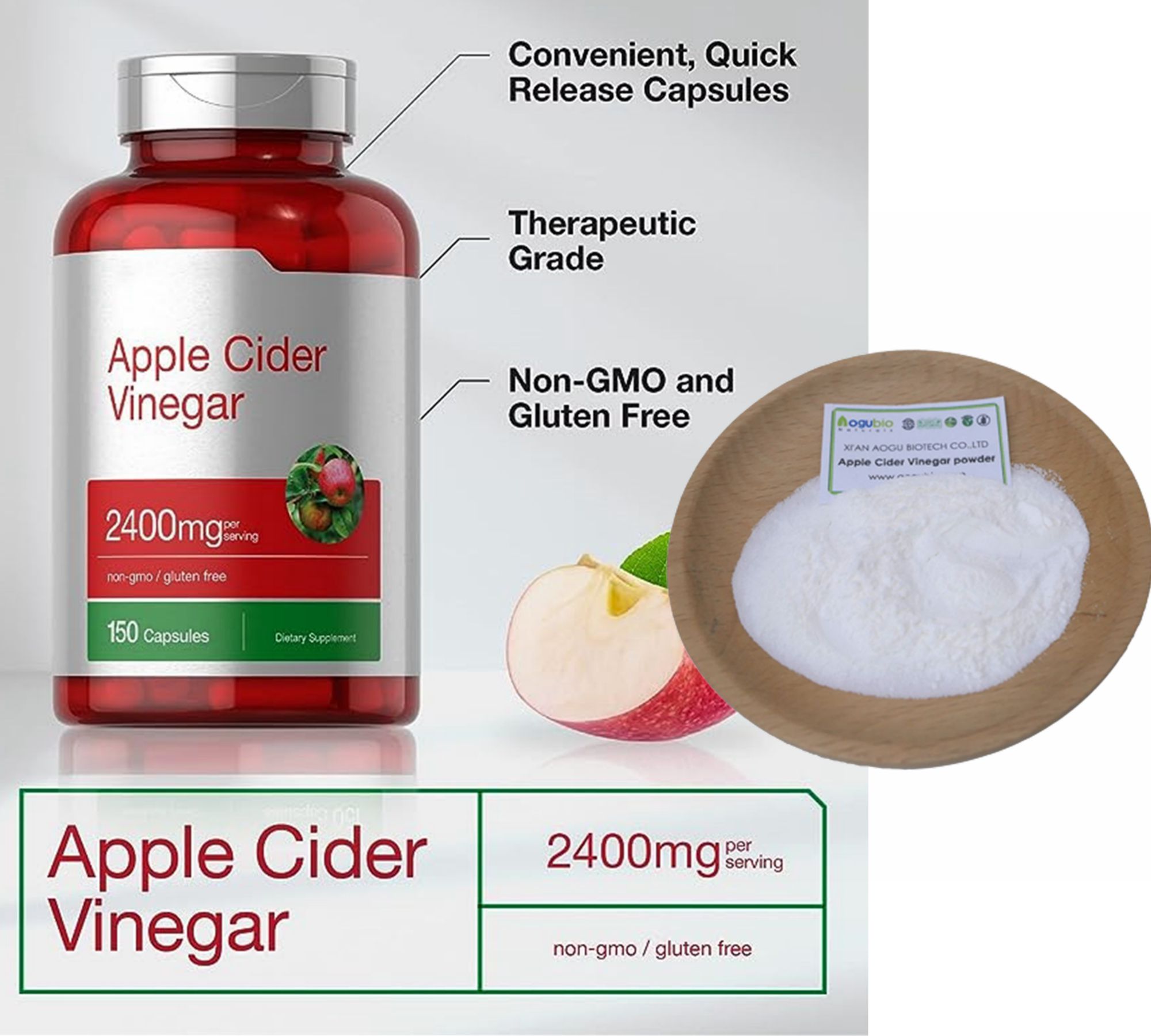 Apple cider vinegar powder 3