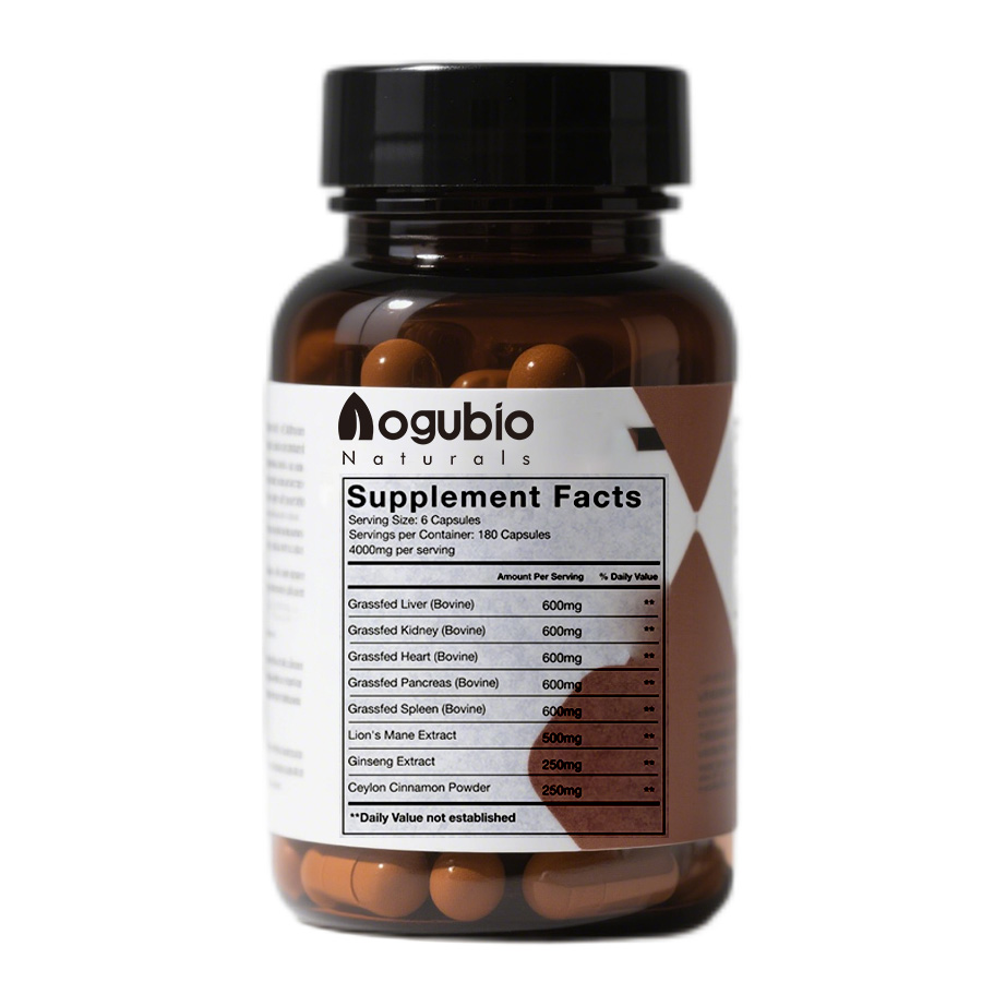 High Quality Beef Organ Complex Capsules Dietary Supplement