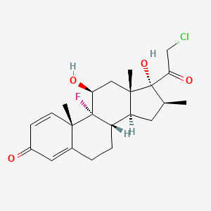 Clobetasol Chemical Structure Depiction