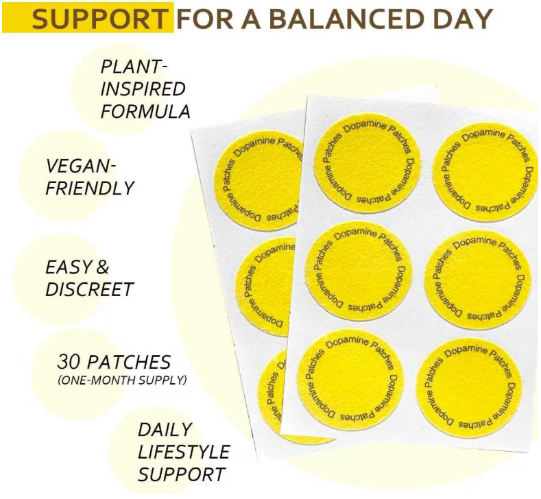 Wholesale OEM Dopamine Patches For Mood And Focus Support