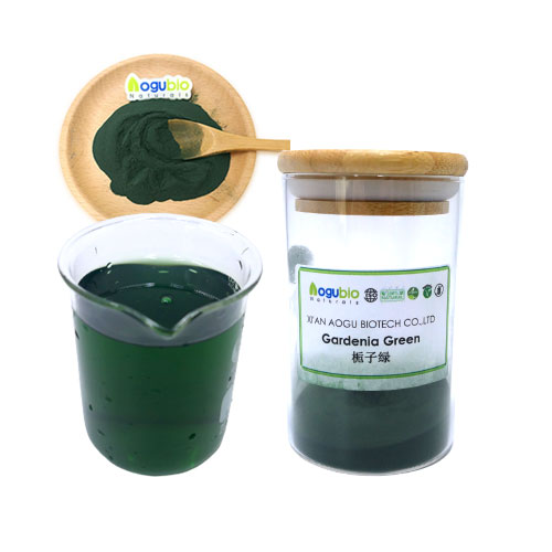 Gardenia green powder