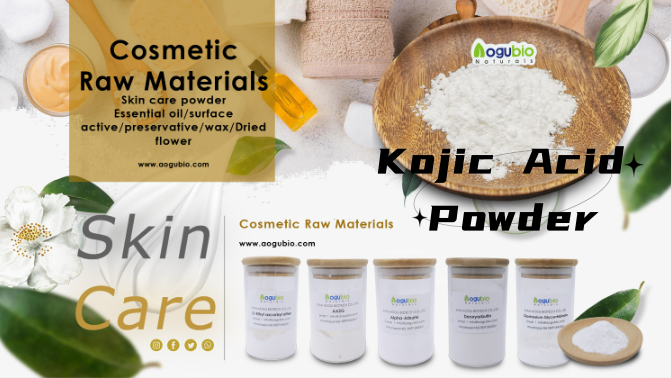 The efficacy of Kojic acid & Kojic acid dipalmitate powder in cosmetics