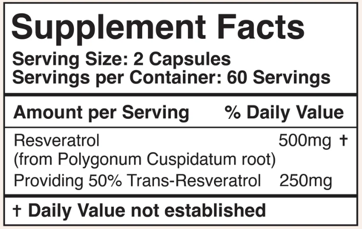 Resveratrol胶囊