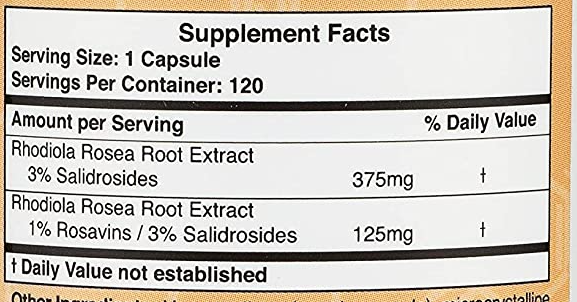 Rhodiola rosea extract 4