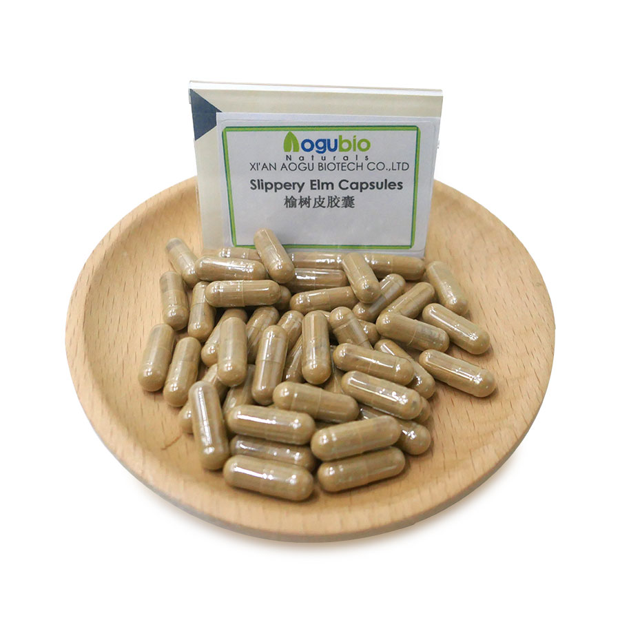 High Quality Health Food Supplements Slippery Elm Bark Capsules