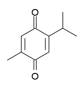 Thymoquinone-molecule-structure