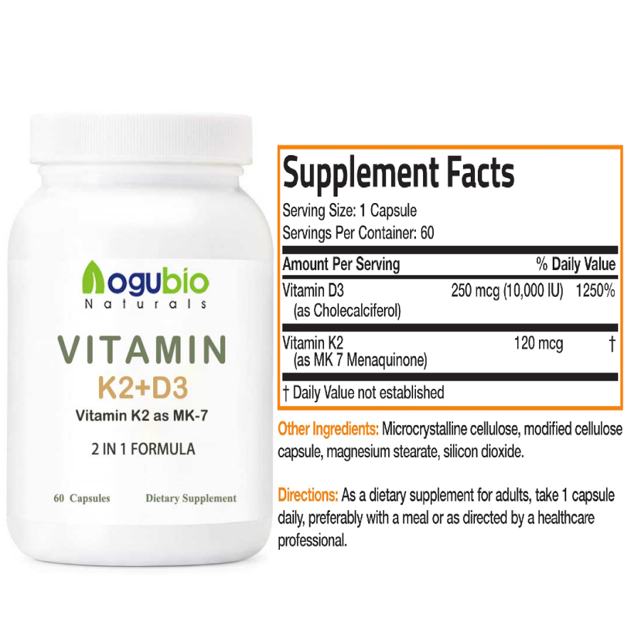 Vitamin K2 D3 Soft Capsules supplement